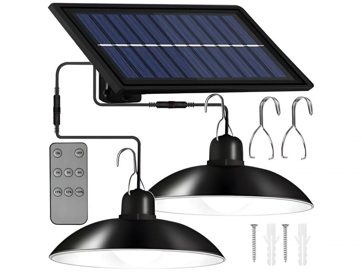 Lámpara Solar Colgante de Plafón