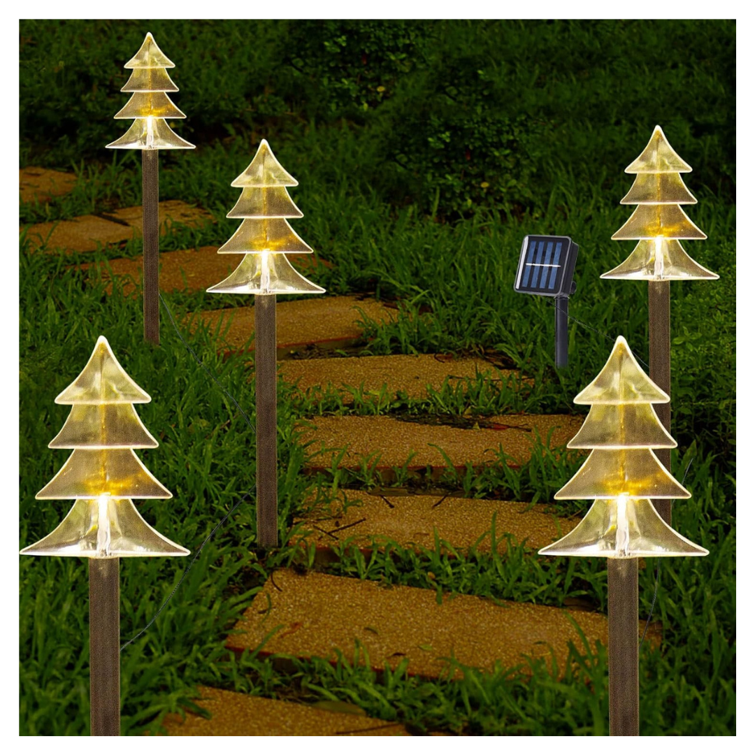 Kit de 5 Parales Pino Navideño Solar