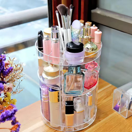 Organizador de maquillaje giratorio 360