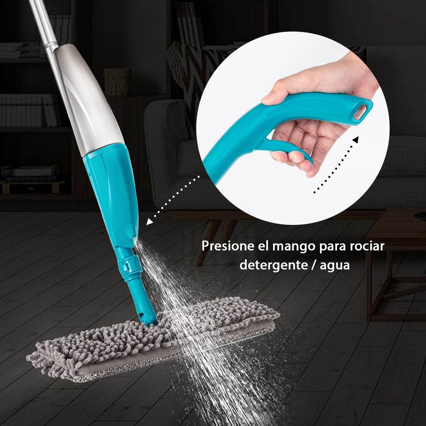 Mopa Trapero Limpiador Rociador spray