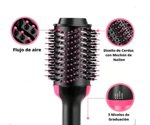 Cepillo Secador 3 En 1