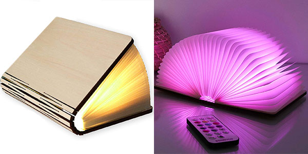 Lampara Libro Led Usb Plegable