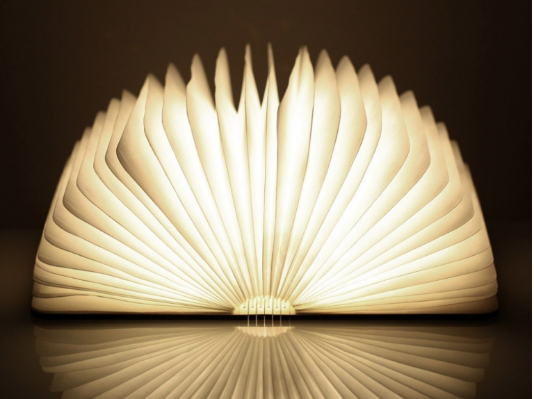 Lampara Libro Led Usb Plegable