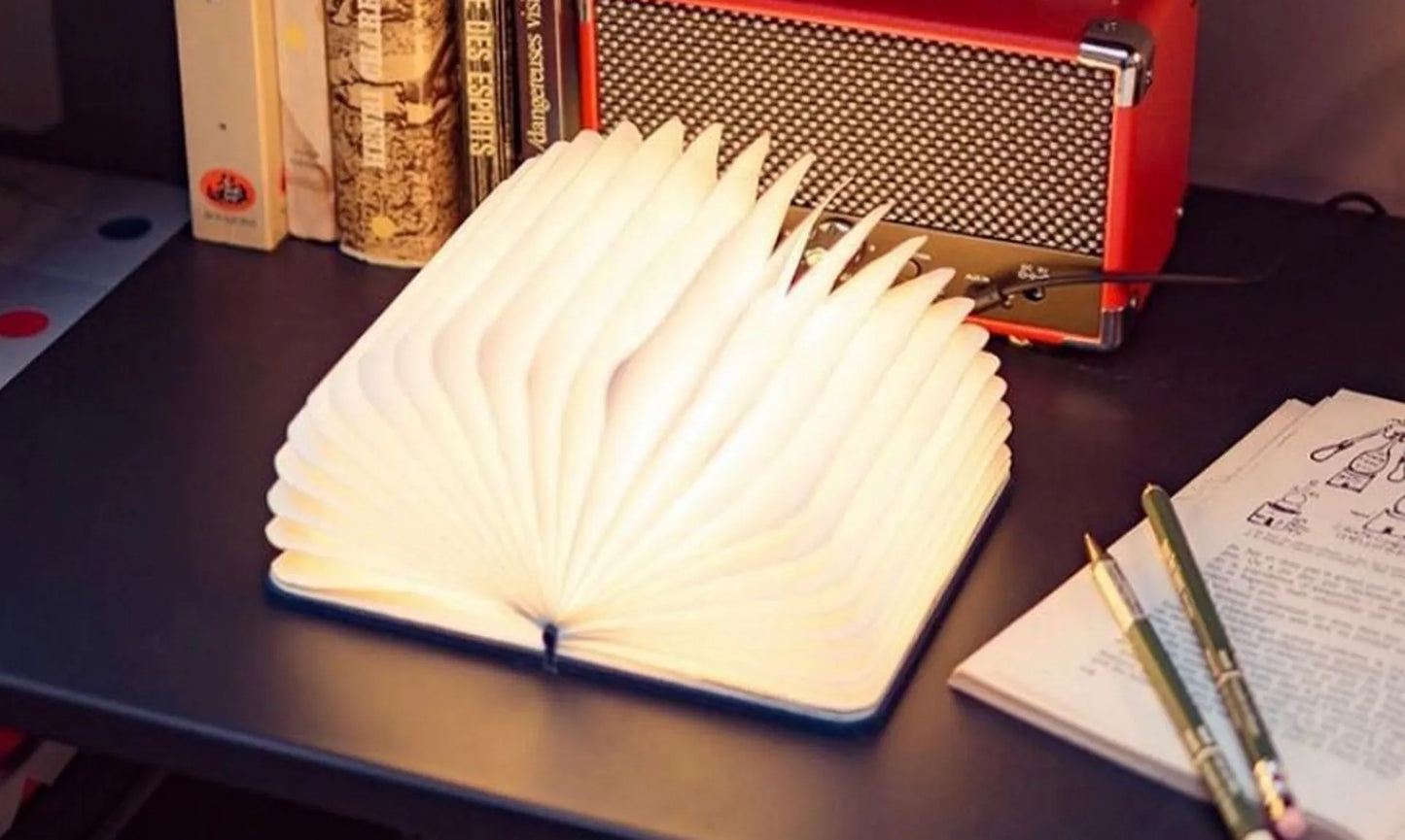 Lampara Libro Led Usb Plegable