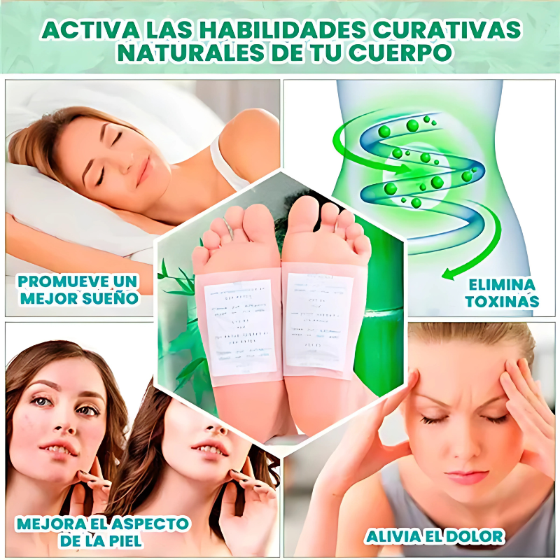 10 Parches Kinoki Desintoxicantes