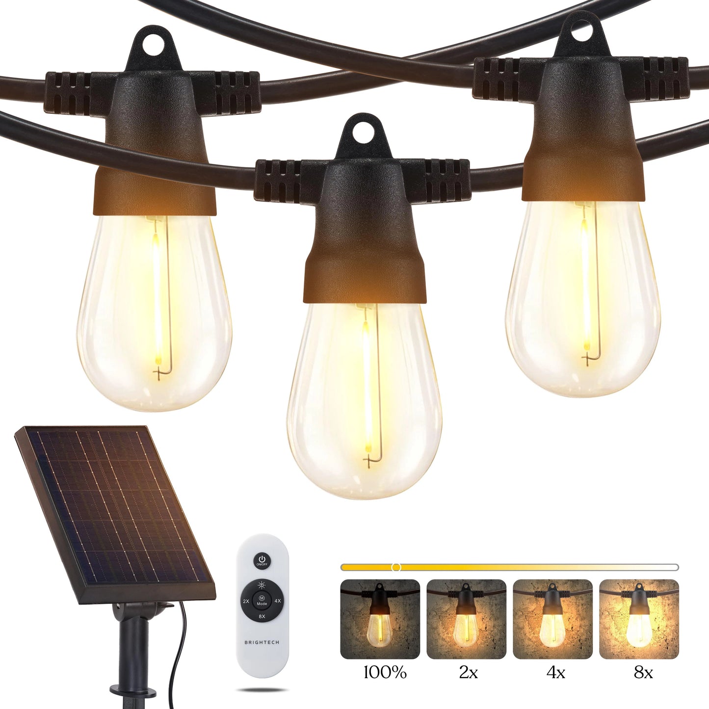Luces Guirnalda Solar 10 Led 5mtrs