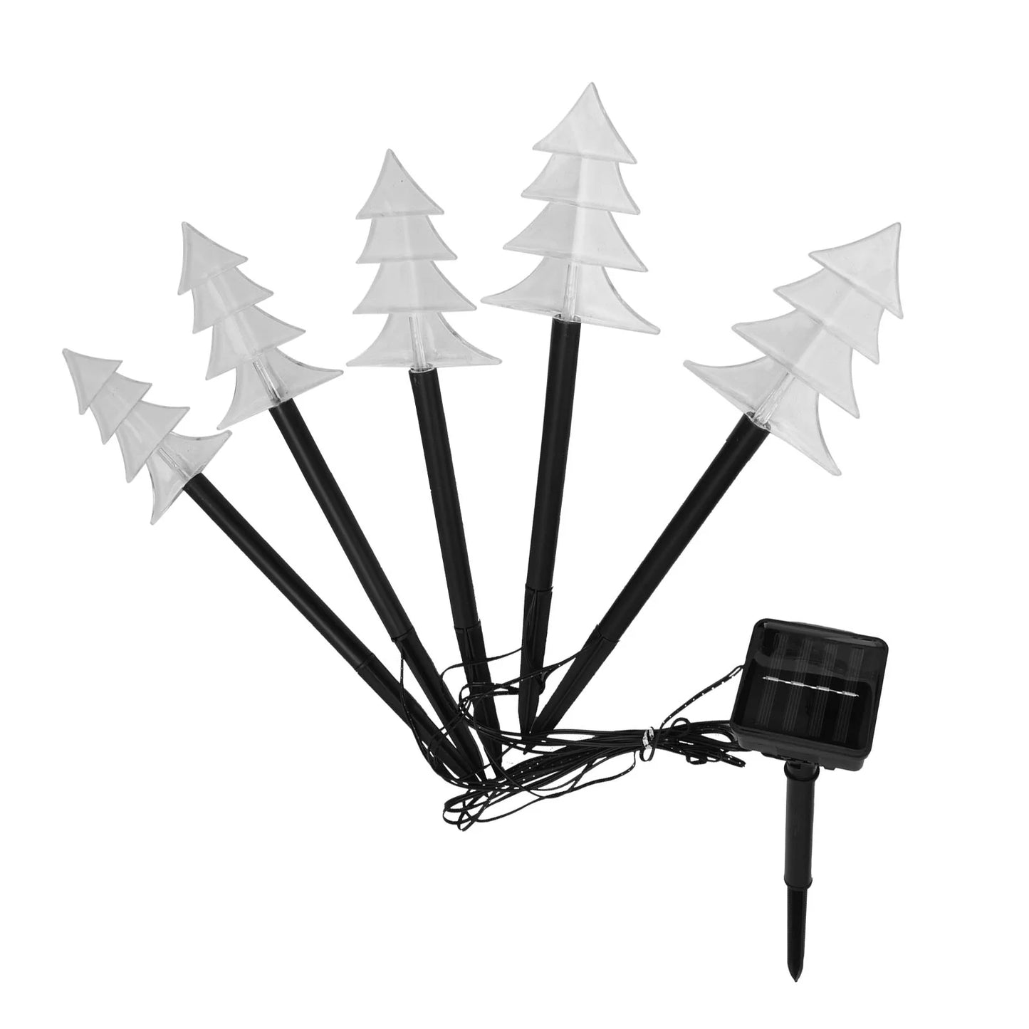Kit de 5 Parales Pino Navideño Solar